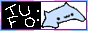 'tufo' in white handwriting text next to their logo, with a pink, blue and white colour themed border